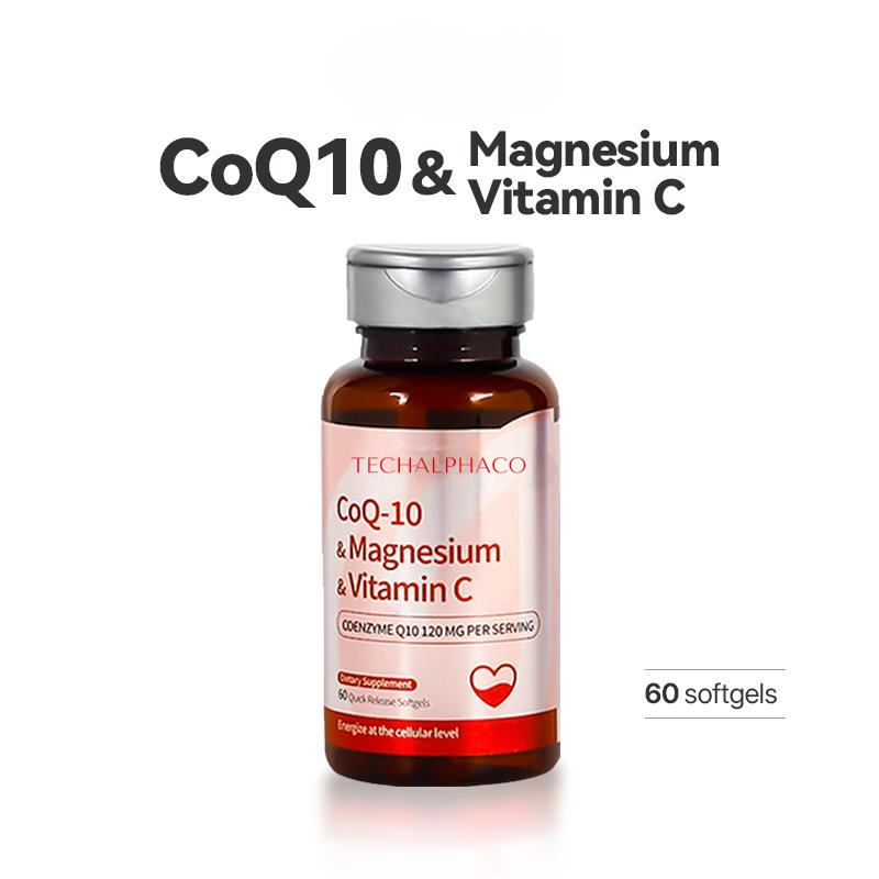 Tech-Alphaco CoQ10 & Magnesium & Vitamin C Softgels